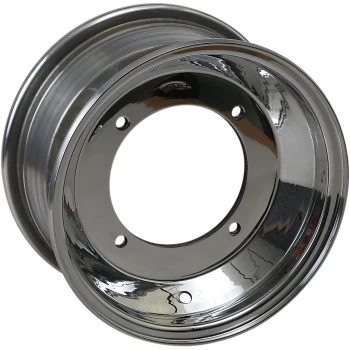 AMS 10x5 Spun Aluminum Front Wheel – 4/156 Bolt Pattern (3+2 Offset)