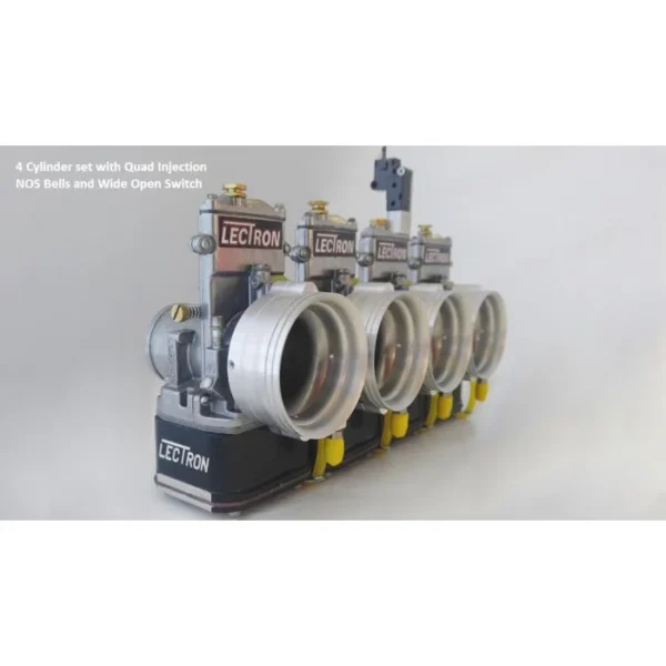 Banshee Drag Racing Carb Set 44mm Alcohol Billet Bowls Dual Power jets Lectron gravity fed