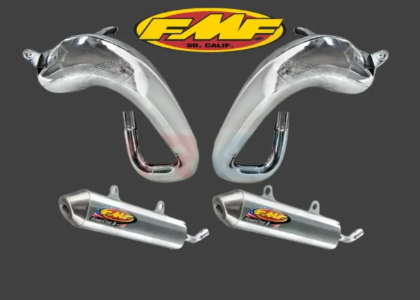 FMF Banshee 350 Exhaust Kit – Fatty Pipes & PowerCore 2