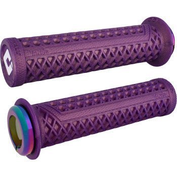 ODI Vans v2.1 ATV Lock-On Grips – Purple/Oil Slick